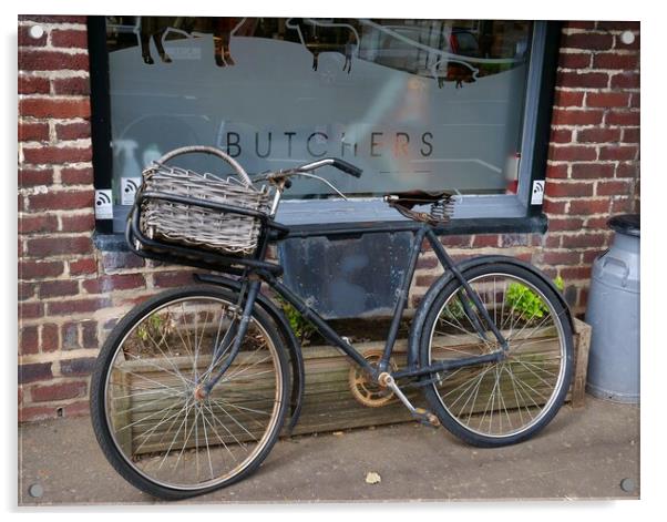 Butcher boys bike Acrylic by Roy Hinchliffe