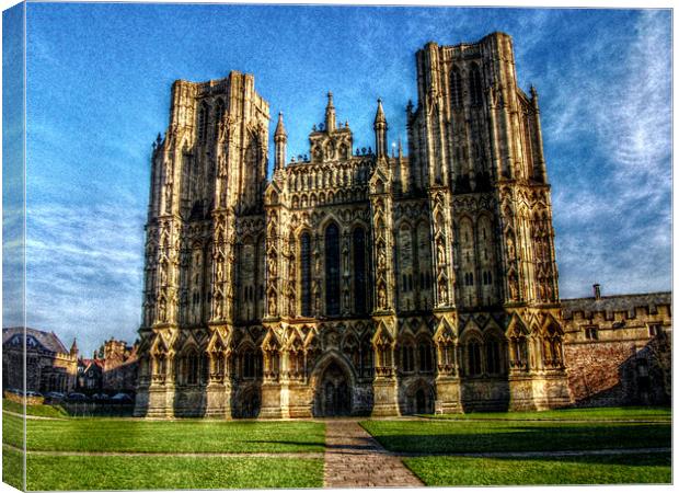 Wells Cathedral Canvas Print by Susie Hawkins
