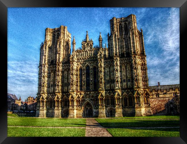 Wells Cathedral Framed Print by Susie Hawkins