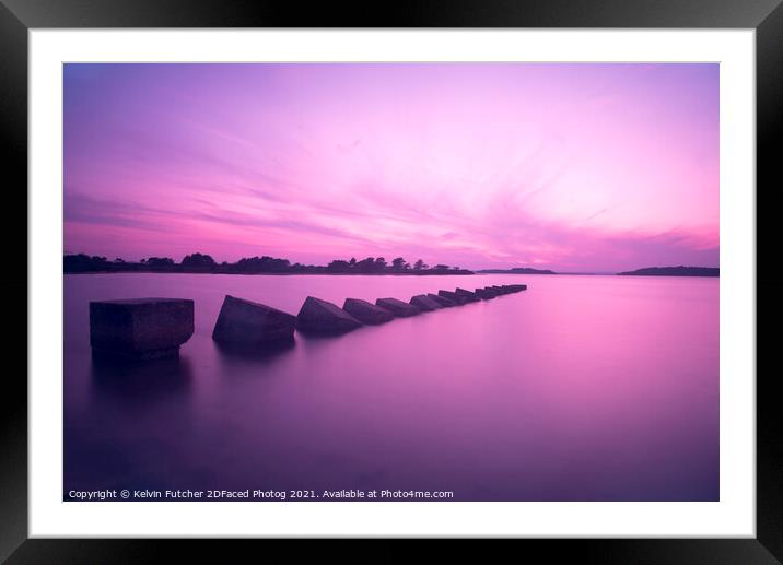 Dragons Teeth Framed Mounted Print by Kelvin Futcher 2D Photography
