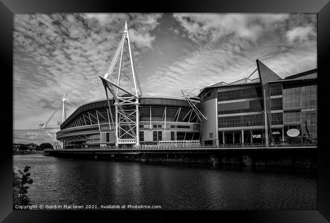 The Millennium Stadium, Cardiff Framed Print by Gordon Maclaren