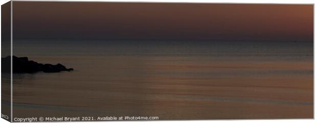 Sunrise on the sunshine coast Canvas Print by Michael bryant Tiptopimage