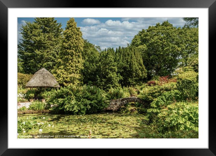 An English Country Garden Framed Mounted Print by Phil Longfoot