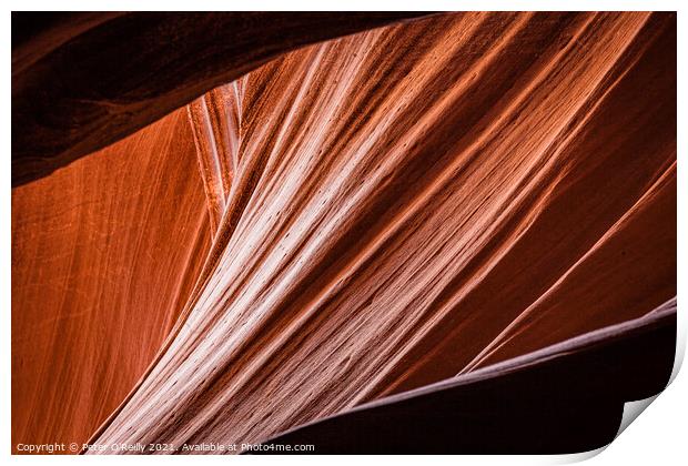 Antelope Canyon Colours #11 Print by Peter O'Reilly