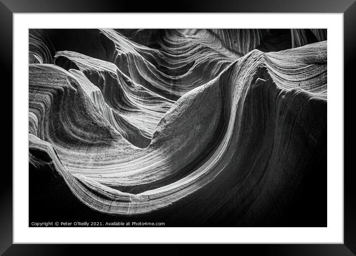 Rock Shapes #15 Framed Mounted Print by Peter O'Reilly