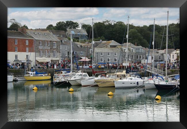 Padstow Harbour, Cornwall Framed Print by Brian Pierce