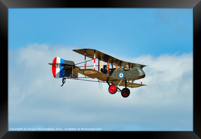 Replica Airco DH.2 British World War 1 fighter Framed Print by Angus McComiskey