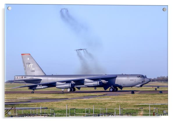 B52 Take off at Fairford Acrylic by Oxon Images