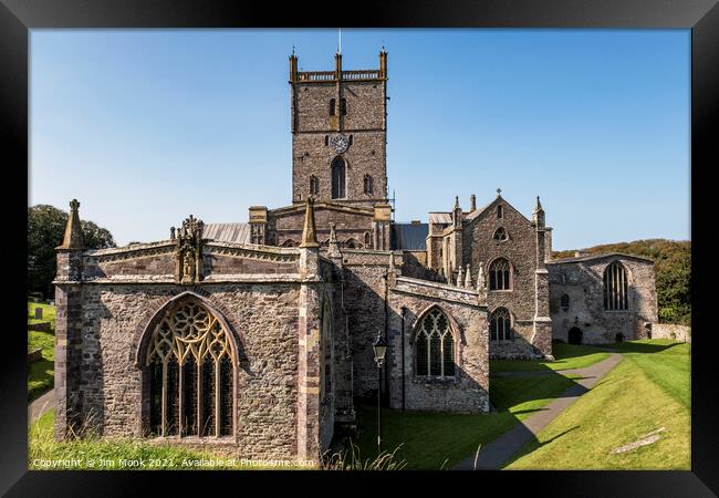 St David's Cathedral, Wales Framed Print by Jim Monk