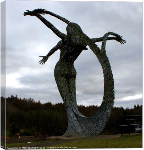 Arria - The Angel of the Nauld Canvas Print by ANN RENFREW