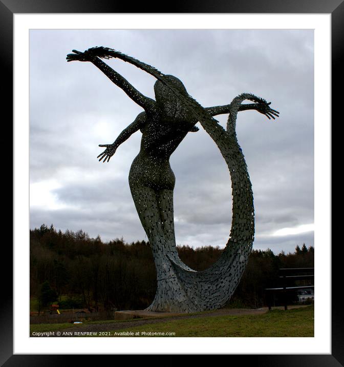 Arria - The Angel of the Nauld Framed Mounted Print by ANN RENFREW