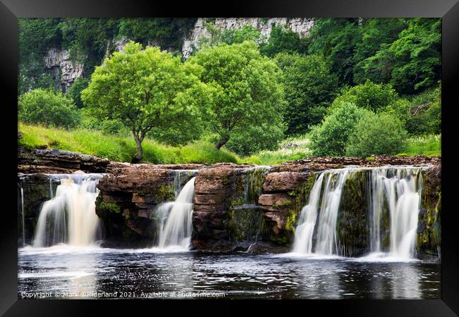 Wain Wath Force in Swaledale Framed Print by Mark Sunderland