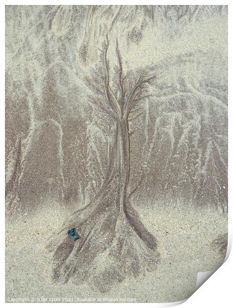 A Beach Tree Print by JUDI LION