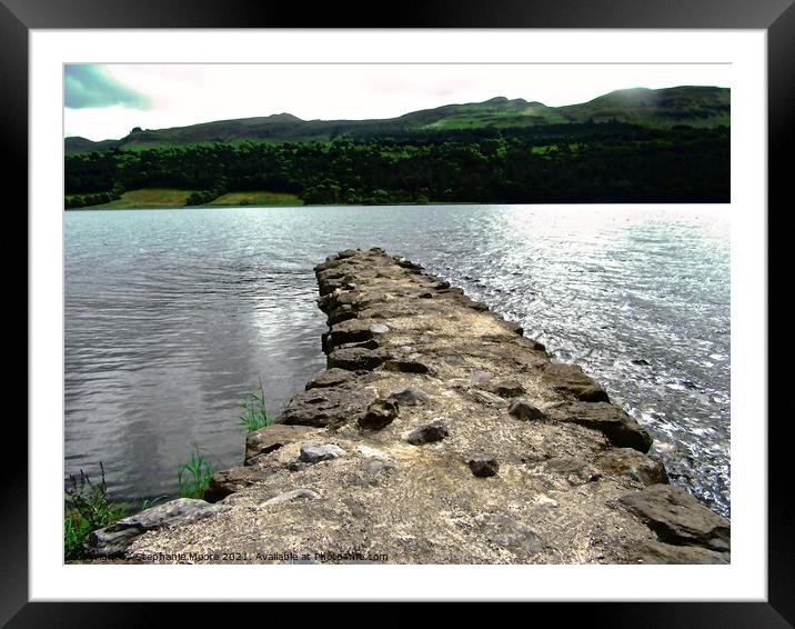 Lough Glencar on a dull day Framed Mounted Print by Stephanie Moore
