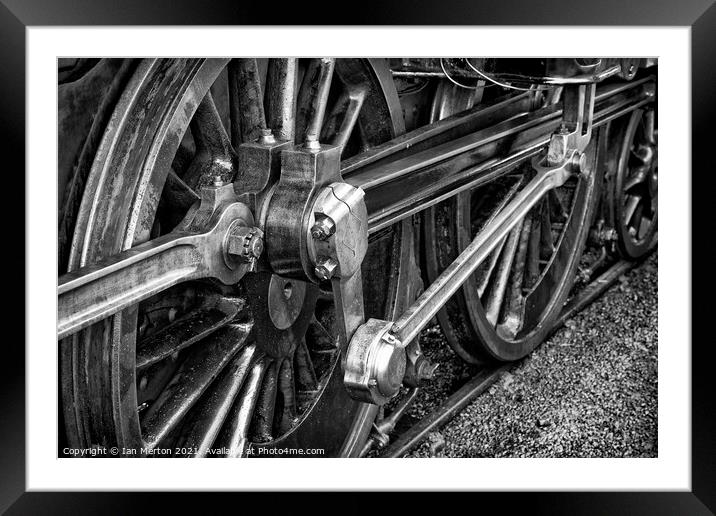 Wheels of Steel Framed Mounted Print by Ian Merton