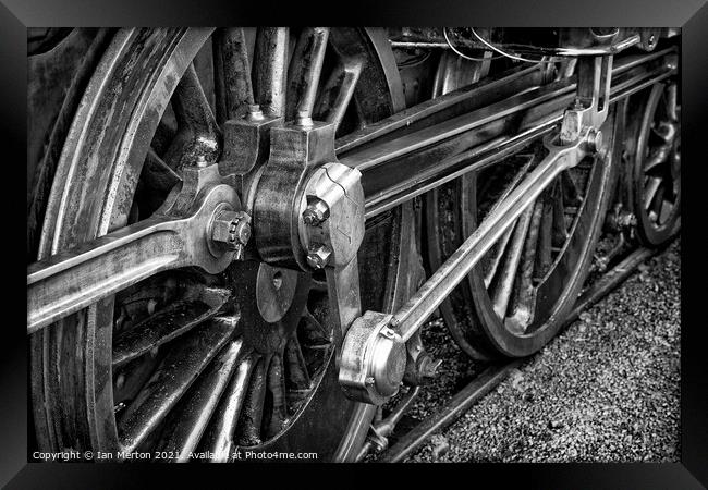 Wheels of Steel Framed Print by Ian Merton