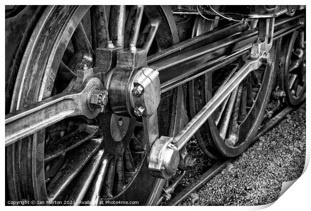 Wheels of Steel Print by Ian Merton