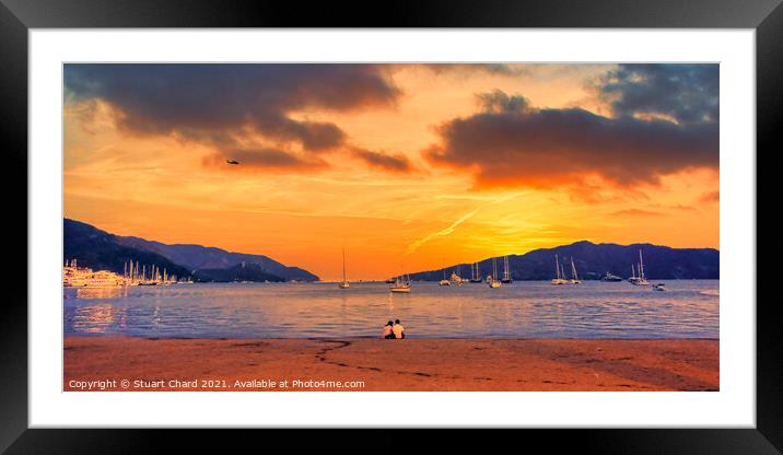 Looking to the future panorama Framed Mounted Print by Stuart Chard