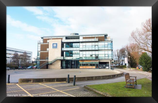 Minerva Building University of Lincoln Framed Print by Allan Bell