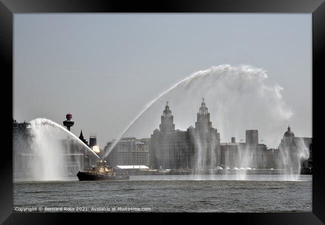 Liverpool Waterfront   Framed Print by Bernard Rose Photography