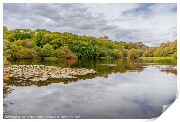 Eyeworth Pond during Autumn Print by KB Photo