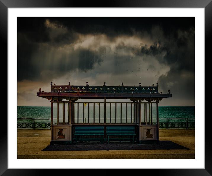 Gimme Shelter Framed Mounted Print by Chris Lord