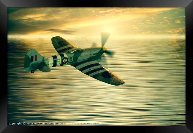 Hawker Tempest Mk V JN751 Framed Print by Peter Anthony Rollings