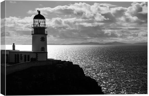 Neist Point Lighthouse, Isle of Skye, Scotland Canvas Print by Andrew Kearton
