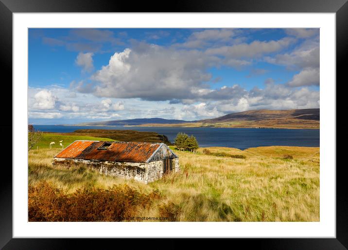 Loch Dunvegan from Colbost, Isle of Skye, Scotland Framed Mounted Print by Andrew Kearton