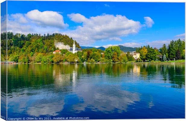 Lake Bled, a popular tourist destination in Slovenia Canvas Print by Chun Ju Wu