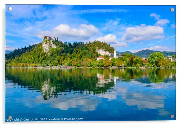 Lake Bled, a popular tourist destination in Slovenia Acrylic by Chun Ju Wu