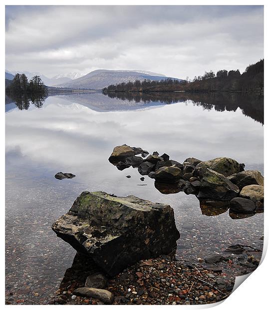 Loch Arkaig Print by Richard Peck