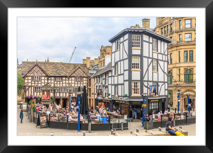 Shambles Square Framed Mounted Print by Kevin Hellon