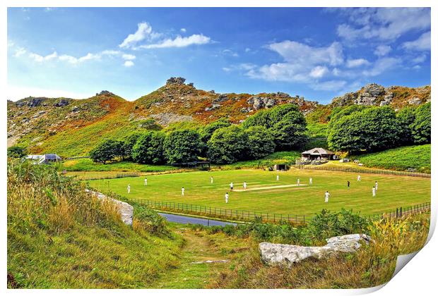 Valley Of The Rocks Cricket Print by austin APPLEBY