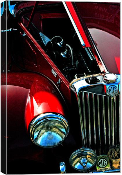 MG TA Classic Motor Car Canvas Print by Andy Evans Photos