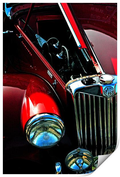 MG TA Classic Motor Car Print by Andy Evans Photos