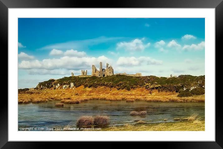 Dunstanburgh Framed Mounted Print by Colin Chipp