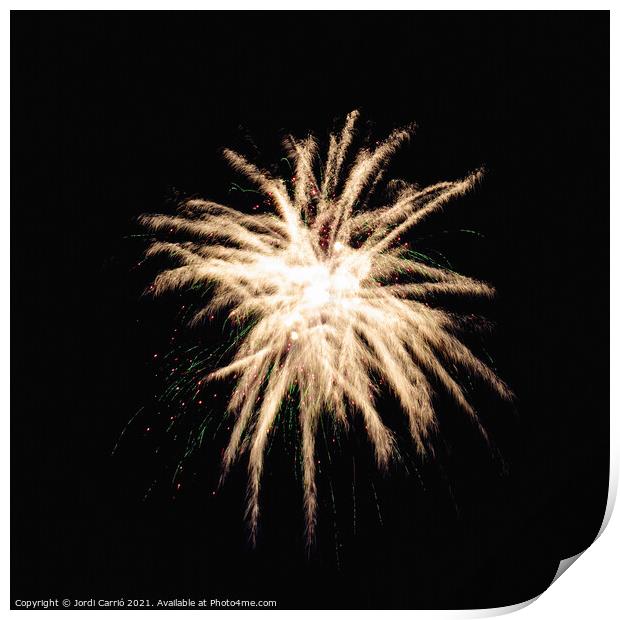 Fireworks details - 3 Print by Jordi Carrio