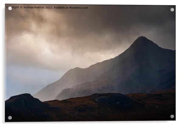 Drama in the Scottish Highlands Acrylic by Andrew Kearton
