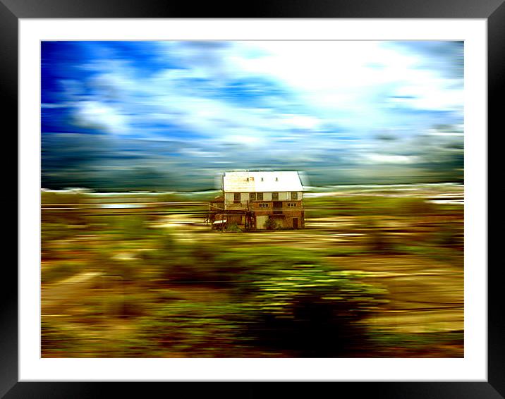 Time Frozen In A Train Of Thought Framed Mounted Print by Rus Ki