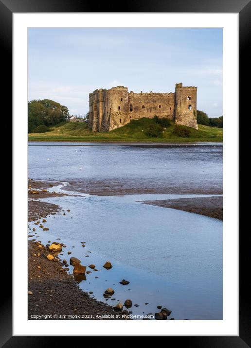 Carew Castle -  Pembrokeshire Framed Mounted Print by Jim Monk