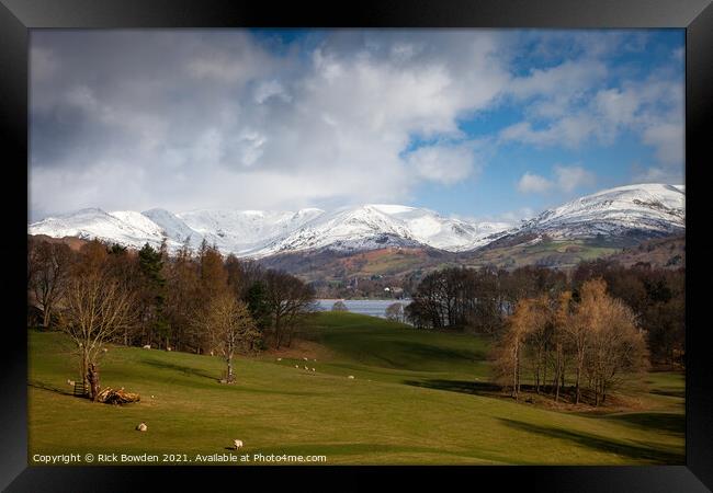 Wary Castle Lake District Framed Print by Rick Bowden