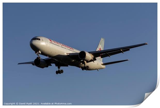 Air Canada Boeing 767-375        Print by David Pyatt