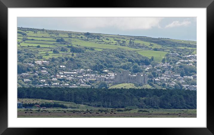 Harlech, North Wales Framed Mounted Print by mark humpage