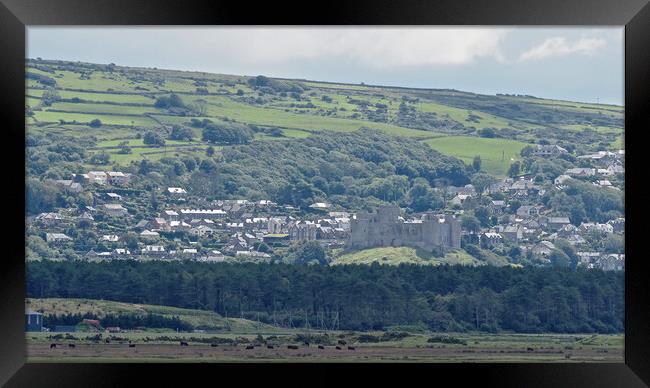 Harlech, North Wales Framed Print by mark humpage