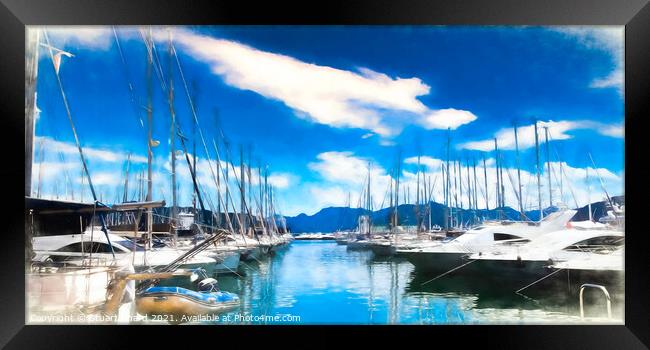 Netsel Marina, Marmaris Turkey Framed Print by Travel and Pixels 