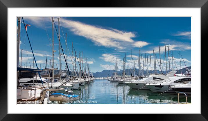Netsel Marina, Marmaris Turkey Framed Mounted Print by Travel and Pixels 
