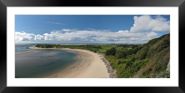 North Wales Coast Framed Mounted Print by mark humpage