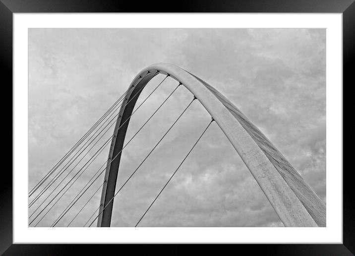 Gateshead Millennium Bridge Framed Mounted Print by Rob Cole