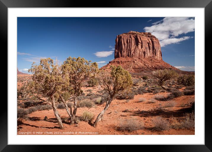 Monument Valley #4 Framed Mounted Print by Peter O'Reilly